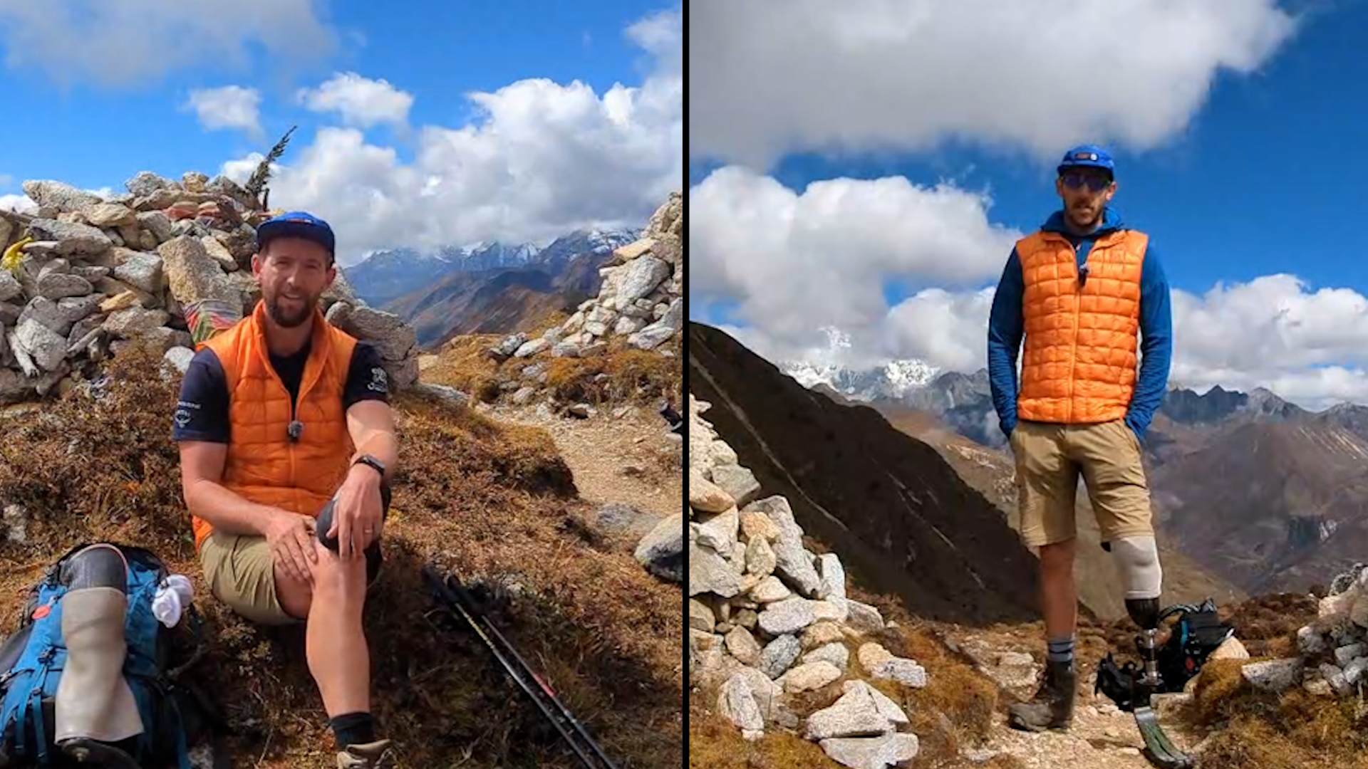 Foot after foot Amputee veterans a day ahead of world record chase in